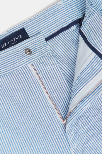 Nautics * The Short Seersuckers – Wider Stripes Nautics * The Short Seersuckers – Wider Stripes