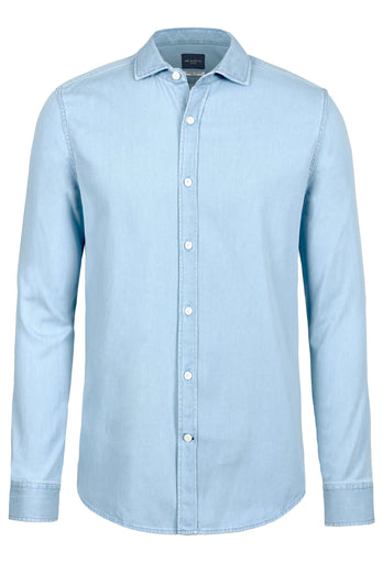 Charles * The Denim Shirt ultra light blue men's denim shirt | MR MARVIS