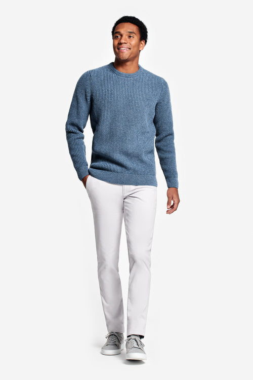 blue men's knitted jumper | MR MARVIS