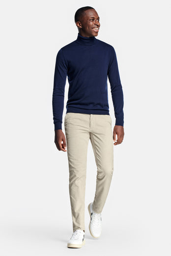 Gazettes * The Cords beige ribbed corduroy fabric men's trousers | MR MARVIS