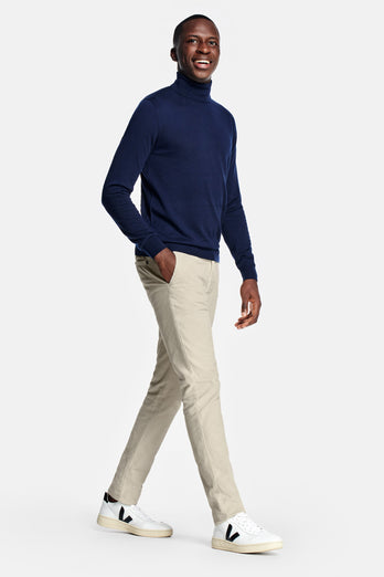 Gazettes * The Cords beige ribbed corduroy fabric men's trousers | MR MARVIS