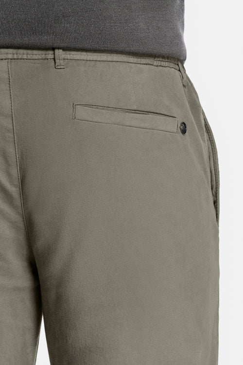 grey brown heavy stretch cotton men's trousers | MR MARVIS
