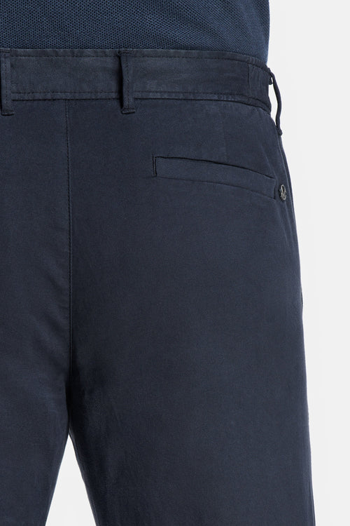 black blue heavy stretch cotton men's trousers | MR MARVIS