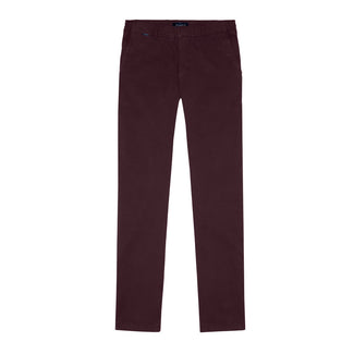 Reserves * The Coolerdays dark burgundy heavy stretch cotton men's trousers | MR MARVIS