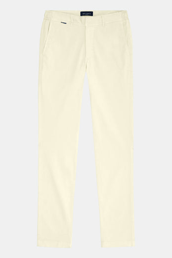 Limoncellos * The Longs light yellow stretch cotton men's trousers | MR MARVIS
