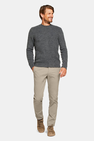 Baristas * The Coolerdays mid brown heavy stretch cotton men's trousers | MR MARVIS