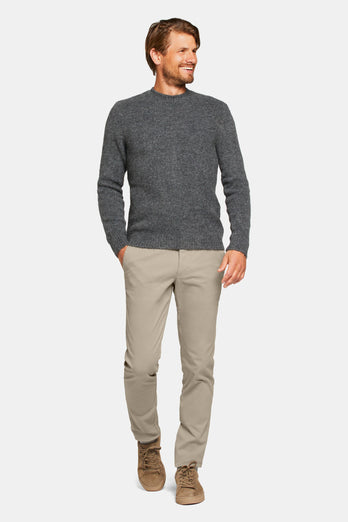 Baristas * The Coolerdays mid brown heavy stretch cotton men's trousers | MR MARVIS