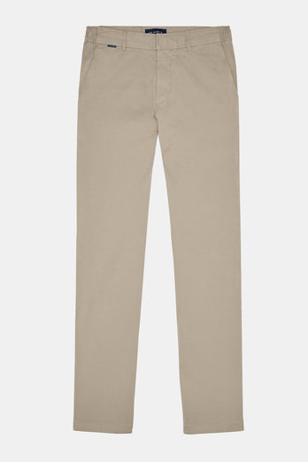 Baristas * The Coolerdays mid brown heavy stretch cotton men's trousers | MR MARVIS