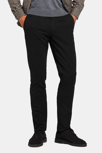 Blackjacks * The Coolerdays black heavy stretch cotton men's trousers | MR MARVIS