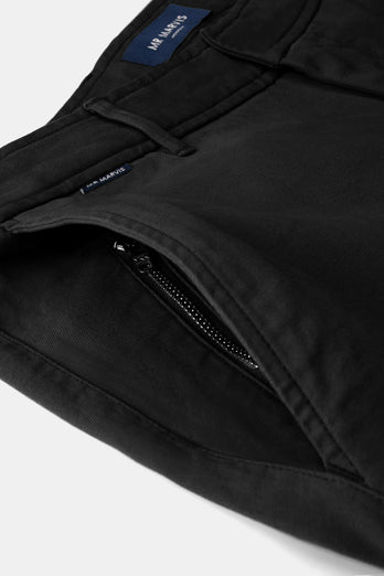 Blackjacks * The Coolerdays black heavy stretch cotton men's trousers | MR MARVIS