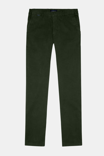Fairways * The Coolerdays dark green heavy stretch cotton men's trousers | MR MARVIS