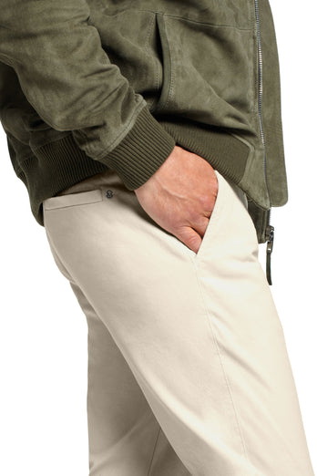 Gazettes * The Coolerdays beige heavy stretch cotton men's trousers | MR MARVIS