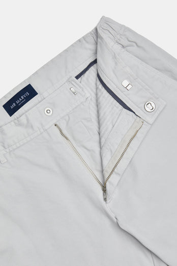 Gullwings * The Coolerdays light grey heavy stretch cotton men's trousers | MR MARVIS