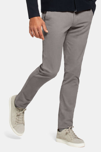 Newmans * The Coolerdays mid grey heavy stretch cotton men's trousers | MR MARVIS