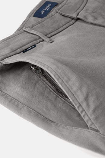 Newmans * The Coolerdays mid grey heavy stretch cotton men's trousers | MR MARVIS