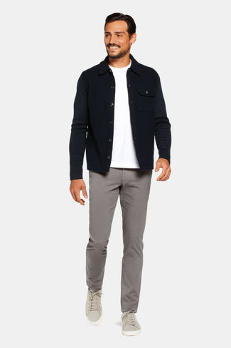 Newmans * The Coolerdays mid grey heavy stretch cotton men's trousers | MR MARVIS