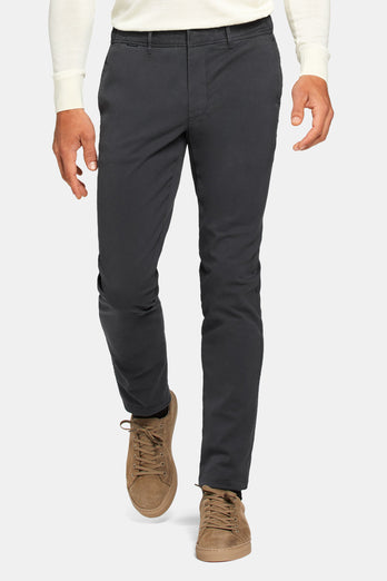 Storms * The Coolerdays dark grey heavy stretch cotton men's trousers | MR MARVIS