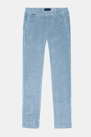 Antarctics * The Cords grey blue ribbed corduroy fabric men's trousers | MR MARVIS
