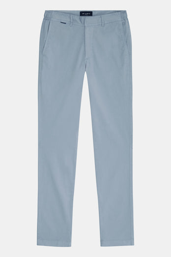 Antarctics * The Longs grey blue stretch cotton men's trousers | MR MARVIS