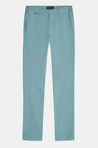 Astons * The Longs blue green stretch cotton men's trousers | MR MARVIS