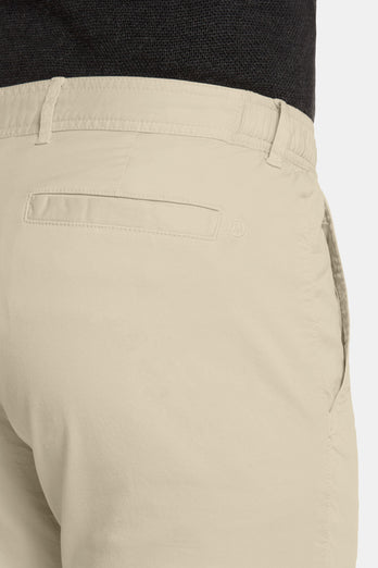 beige stretch cotton men's trousers | MR MARVIS
