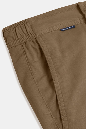 brown stretch cotton men's trousers | MR MARVIS