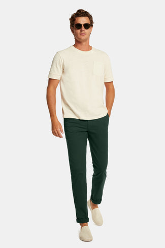 Lakes * The Longs dark green stretch cotton men's trousers | MR MARVIS