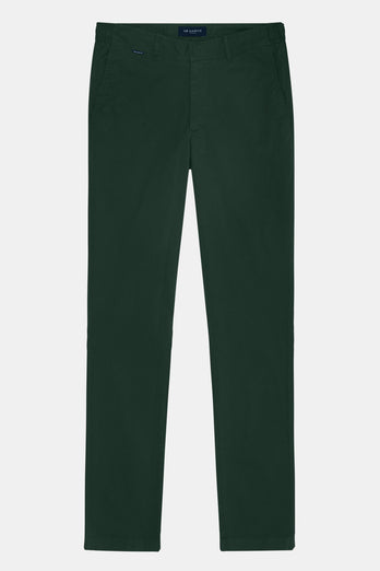 Lakes * The Longs dark green stretch cotton men's trousers | MR MARVIS
