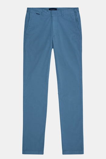 blue stretch cotton men's trousers | MR MARVIS