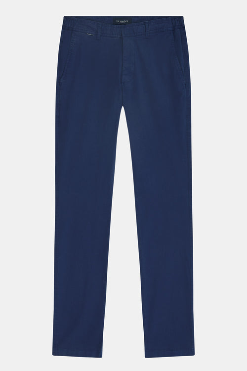 dark blue stretch cotton men's trousers | MR MARVIS