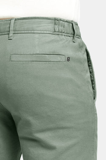 Defenders * The Coolerdays green heavy stretch cotton men's trousers | MR MARVIS