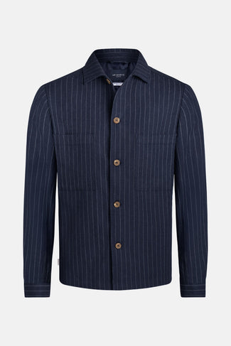 Cosmics Pinstripe * The Linen Shacket