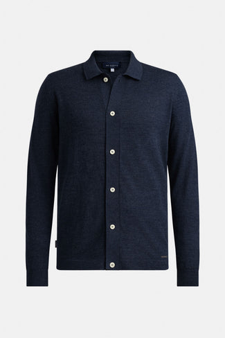 Deeps * The Merino Polo Cardigan