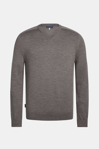 Jones * El Jersey Merino con Cuello en V