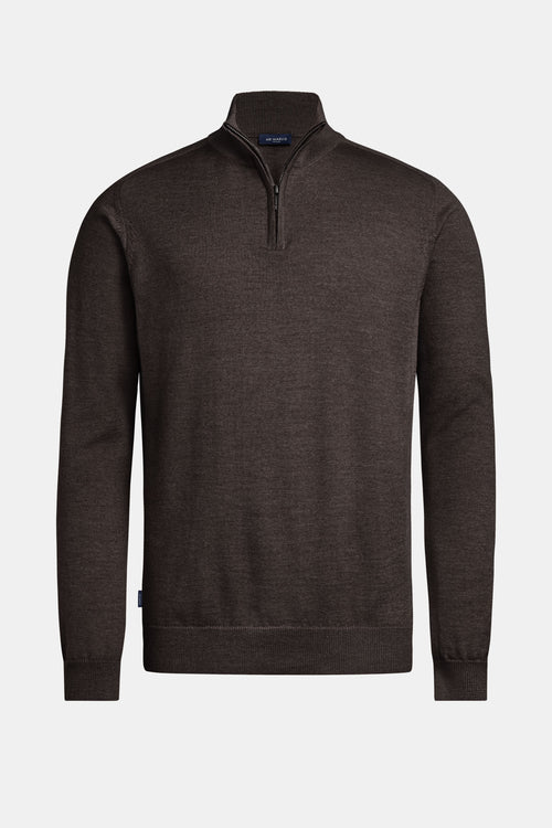 Night Foxes * Der Merino Zip-Pullover