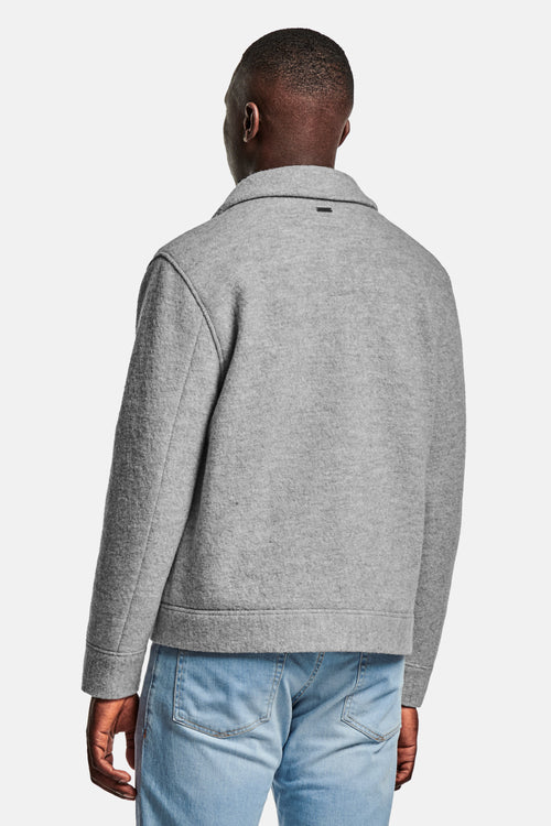 Oysters * The Wool Zip Shacket
