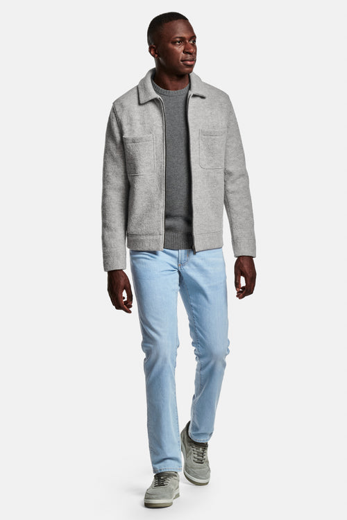Oysters * The Wool Zip Shacket