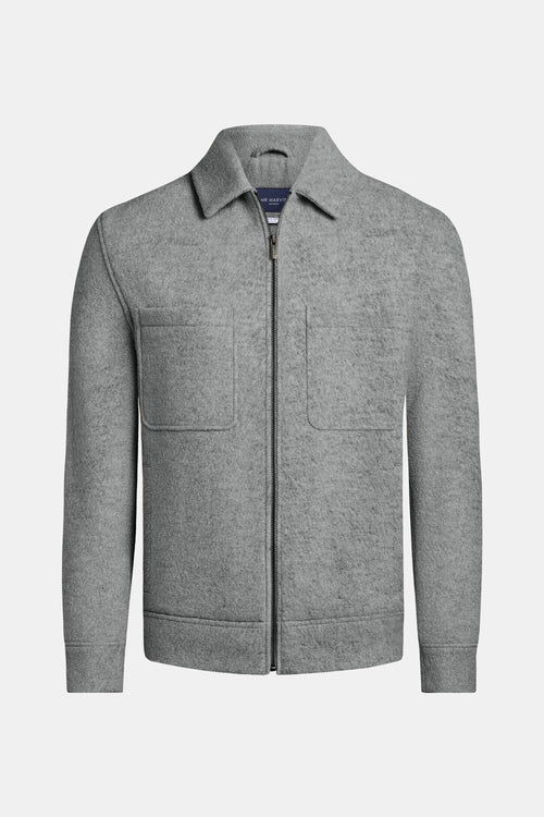 Oysters * The Wool Zip Shacket