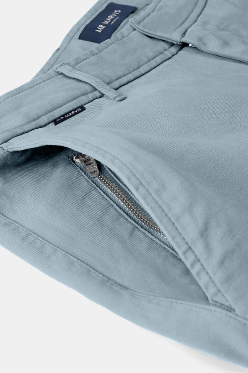 grey blue heavy stretch cotton men's trousers | MR MARVIS