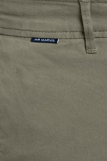 grey brown heavy stretch cotton men's trousers | MR MARVIS