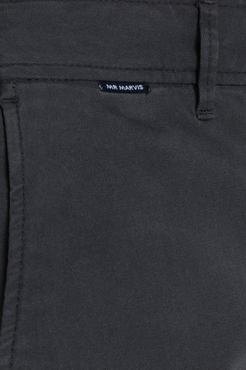 dark grey heavy stretch cotton men's trousers | MR MARVIS