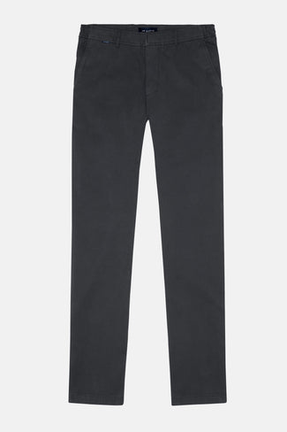 dark grey heavy stretch cotton men's trousers | MR MARVIS