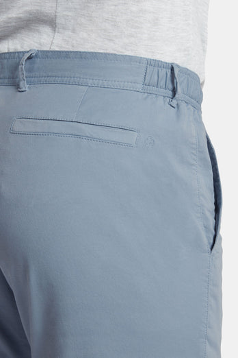 grey blue stretch cotton men's trousers | MR MARVIS