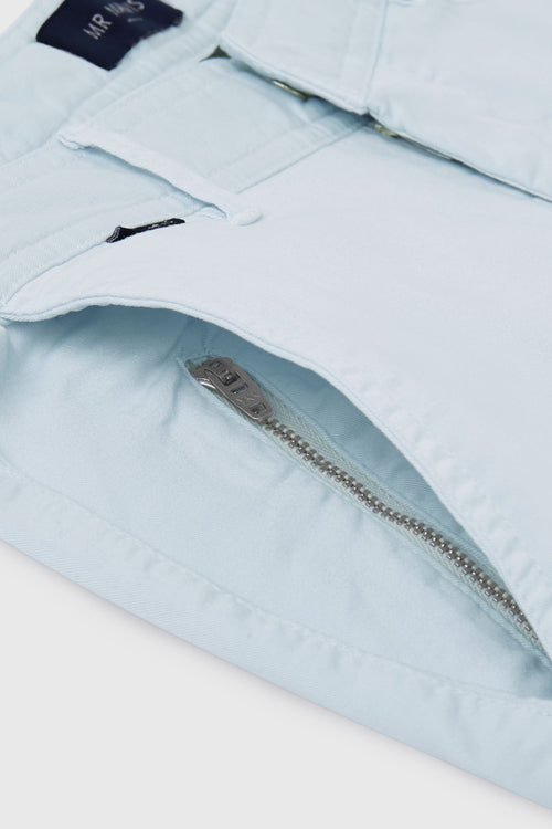 light blue stretch cotton men's trousers | MR MARVIS