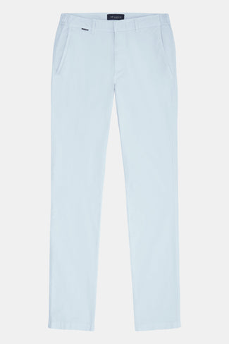 light blue stretch cotton men's trousers | MR MARVIS