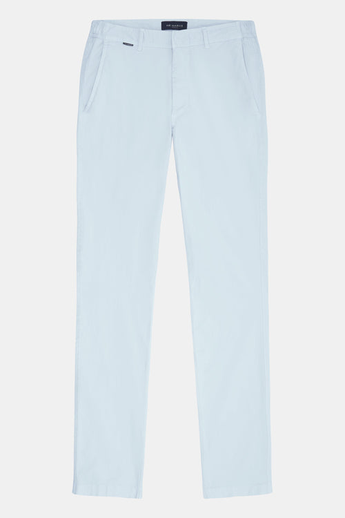 light blue stretch cotton men's trousers | MR MARVIS