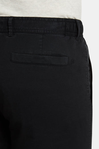 black stretch cotton men's trousers | MR MARVIS