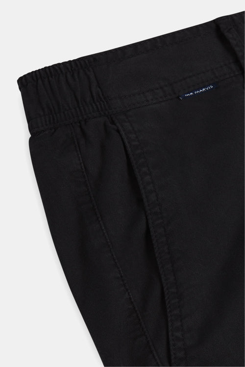 black stretch cotton men's trousers | MR MARVIS