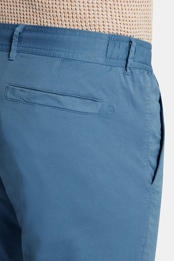 blue stretch cotton men's trousers | MR MARVIS