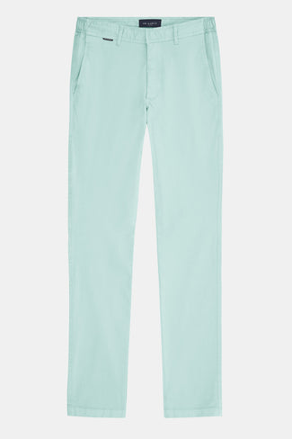 mint green stretch cotton men's trousers | MR MARVIS